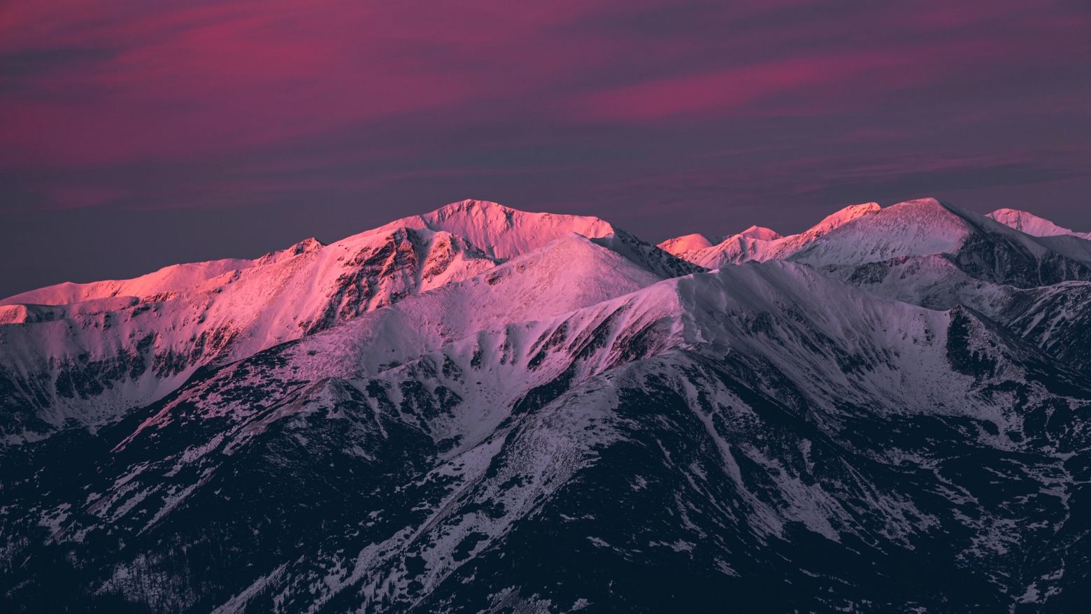 The Tatra Mountains tower over the town of Zakopane